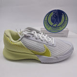 Nike Zoom Vapor Pro 2 HC Women's Tennis Shoes DR6192-104 White/ High Voltage Blanc/ Haute Tension White/ Yellow