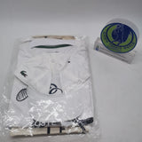 Lacoste Novak Djokovic White Tshirt Medium/ CAP White Novak Lacoste/ Tote Khaki Bag Lacoste