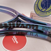 Wilson Ultra Pro V4 Blue Black WR116711U2 Grip#2 305g/ 10.8 oz/ HS 97sqn/ 626cm/ 16X19 Tennis Racquet