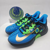 Nike Air Zoom GP Turbo NO Women's Tennis Shoes DX0662400 Phote Blue/ Metallic Gold  Black