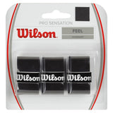 Wilson Pro Sensation OVERGRIP-FEEL 3 Pack Black WRZ4010BK