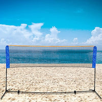 TELOON Instant Setup Portable 10FTX 5FT Badminton Net Set Kids' Volleyball Soccer Tennis Pickleball Net Set W/Steel Frame Stand Freestanding& Carrying Bag Indoor Outdoor Court Bench Driveway Gym Product ID: