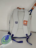 Wilson 2021 Roland Garros Premium Backpack Oyster/Navy