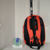 Wilson RF DNA Roger Federer Backpack Tennis/Badminton Racket holder Bag Red/Black WR8005301001