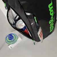 Wilson Super Tour Tennis Backpack Large Black/Green WR8004301001