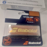 Babolat NATURAL FEEL Replacement GRIP Genuine Leather Brown