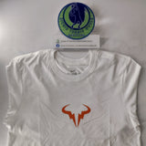 THE NIKE TEE White/Orange Rafa Nadal T-shirt XSmall