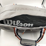 WILSON TEAM ROLAND GARROS 6pck Tennis Bag NAVY/GREY WR8019101001