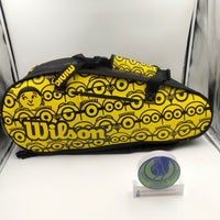 Minions Tour 12pk racket bag black/yellow WR8013701001