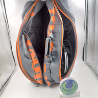 Wilson Vancouver 15 Pack Grey/Orange Tennis Bag WRZ844715