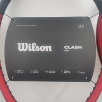 Wilson Clash 108 V2.0 FRM2 280g #2 4 1/4 WR07451102 Red/Black