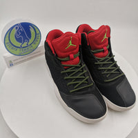 Jordan Shoes Black Red Green Logo US9