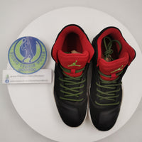 Jordan Shoes Black Red Green Logo US9