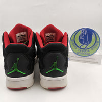 Jordan Shoes Black Red Green Logo US9