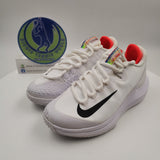 NIKE COURT AIR ZOOM  ZERO HC Women's Tennis Shoes US5 WHITE/BLACK-BRIGHT CRIMSON AA8022106
