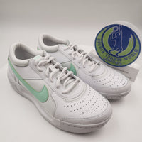 Womens Nike Zoom Court Lite 3 White/ Mint Foam DH1042 Tennis Shoes