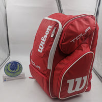 Wilson Tour V Backpack Large Red Tennis Backpack / Badminton WRZ843696