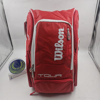 Wilson Tour V Backpack Large Red Tennis Backpack / Badminton WRZ843696
