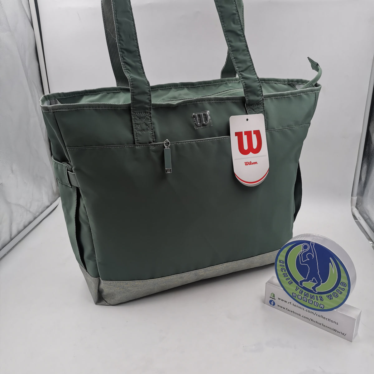 Wilson Tennis Racket Holder bag Women's Tote Bag Green WR8011802001 20