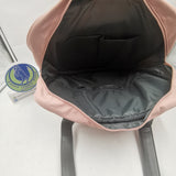 HINDUL Women's Tote Racket Holder Bag for Tennis/Badminton Pink/ Grey