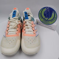 Adidas Adizero Ubersonic 4 Men’s Tennis Shoes M Parley White Pink blue GX9623