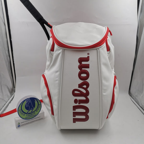 Wilson 100 Year Anniversary Tour Molded Large Tennis Backpack White/Red/ Gold WRZ842496