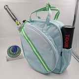 Women’s Designer Tote & Sling Bag Tennis/Badminton Racket holder Bag Sky-Blue