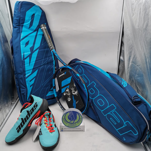 Babolat Pure Aero 12R Tennis Kit Bag (Grey/Yellow/White) – NOAH SPORTS PVT  LTD.