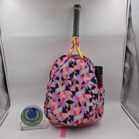 Great Speed Backpack Racket Holder Pink Triangle colors Design Tennis/Badminton Backpack