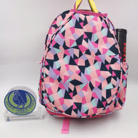 Great Speed Backpack Racket Holder Pink Triangle colors Design Tennis/Badminton Backpack