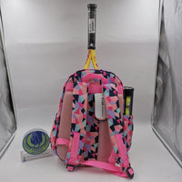 Great Speed Backpack Racket Holder Pink Triangle colors Design Tennis/Badminton Backpack