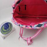 Great Speed Tote Racket Holder for Tennis & Badminton Pink/ Triangle Colors Design