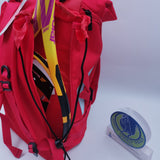 Great Speed Tennis/ Badminton Tennis holder Backpack Red/ Silver