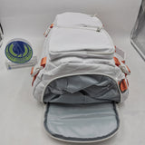 Great Speed Duffle & Backpack Bag for Tennis & Badminton White/ Orange 283009 MB