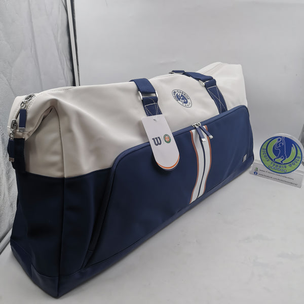Wilson Roland Garros Premium Long Duffle Bag Navy/ White/ Clay