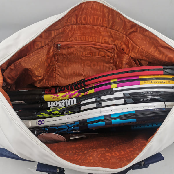 Wilson Roland Garros Premium Long Duffle Bag Navy/ White/ Clay