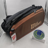 Wilson Super Tour 9 Pack Pro Staff V14.0 Tennis Racket Holder Bag WR8024501001