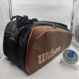 Wilson Super Tour 15 pack Pro Staff V14.0 Tennis Racket Holder Bag 2023 Brown WR8021901001