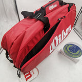 Wilson Tour 2 Compartment/ 6pck Tennis Bag Red small  WRZ847909