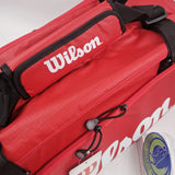 Wilson Tour 2 Compartment/ 6pck Tennis Bag Red small  WRZ847909