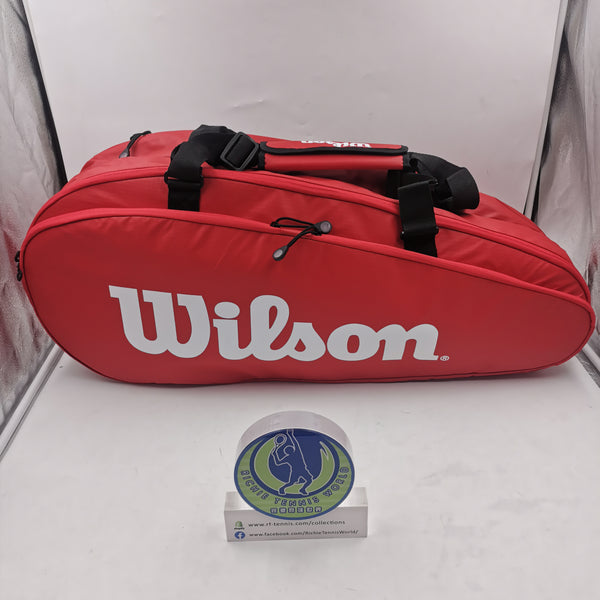 Wilson Tour 2 Compartment/ 6 pack Red small Tennis bag WRZ847909 – Richie  Tennis World