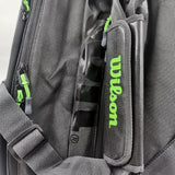 Wilson Super Tour 3 Compartment Tennis Bag RH x 15 Pack Black/Green WR8004101001