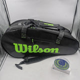 Wilson Super Tour 2 Comp 9pck Large Charco/Green WR8004201001
