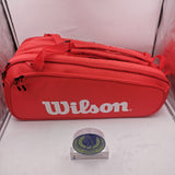 Wilson Super Tour 15 pack Tennis Bag 2021 Red (WR8010301001)