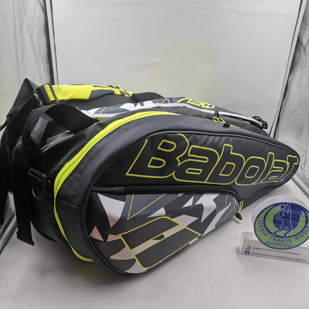 Babolat Pure Aero RH12 Grey Yellow White SKU#200884 – Richie Tennis World