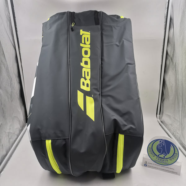 Babolat RHX6 Pure Aero Grey Yellow White Tennis Racquet Bag