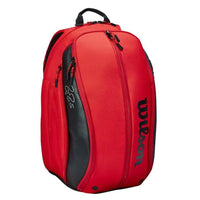 Wilson RF DNA Roger Federer Backpack Tennis/Badminton Racket holder Bag Red/Black WR8005301001