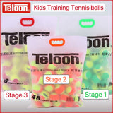 Teloon Coaching Training Tennis Balls (48 pcs) Stage 2 Orange