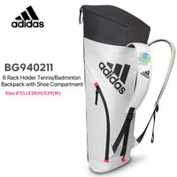 adidas backpack shoe compartment Adidas 6 racket holder Tennis & Badminton backpack with shoe compartme – Richie Tennis World