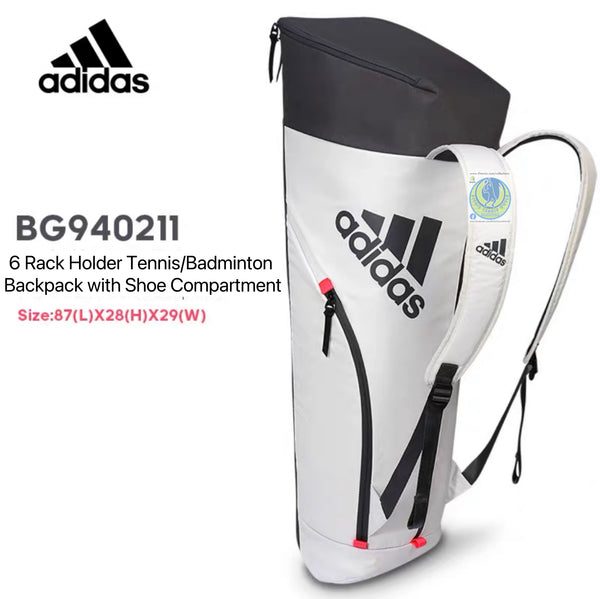 adidas backpack tennis bag Adidas 6 racket holder Tennis & Badminton backpack with shoe compartme – Richie Tennis World